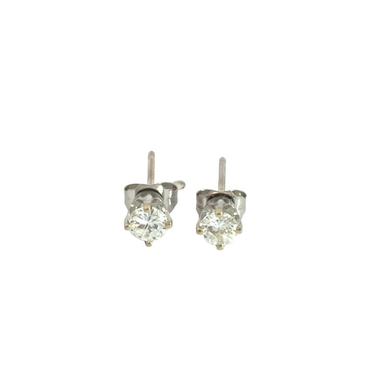14k White Gold 0.40cttw Diamond Stud Earrings1