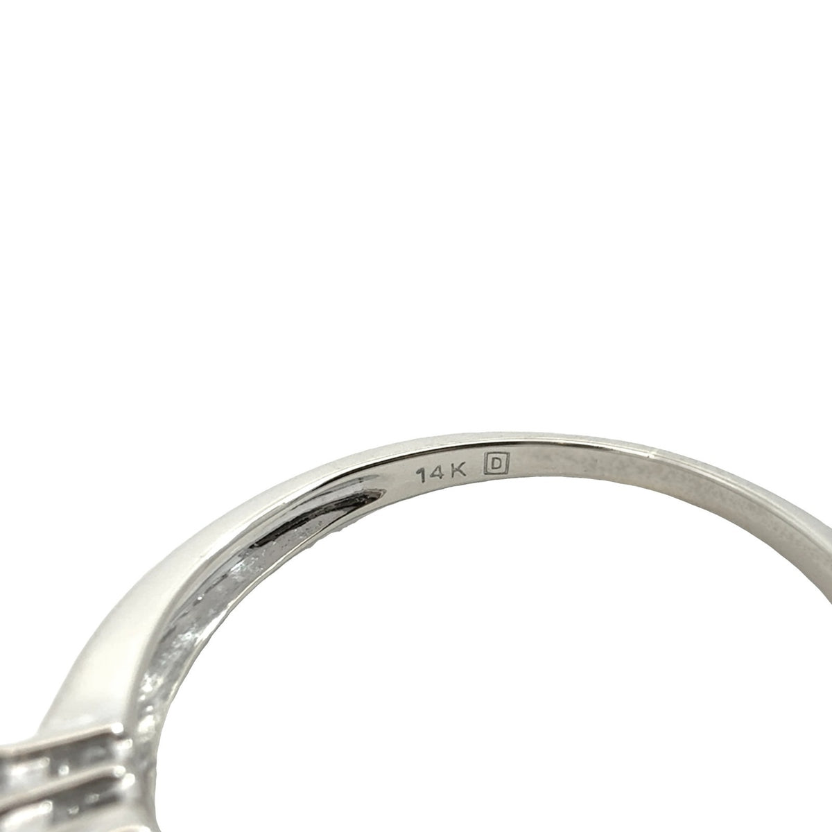 14k White Gold 0.52cttw Diamond Baguette and Round Anniversary Band Ring6