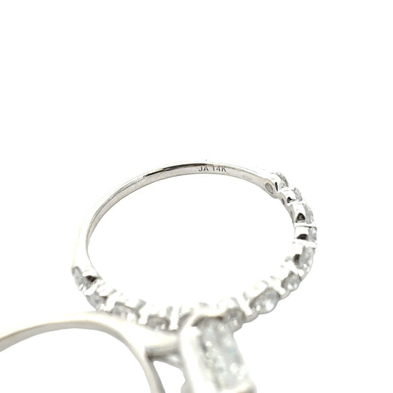 14k White Gold Princess-Cut 2.04cttw Diamond Bridal Set6