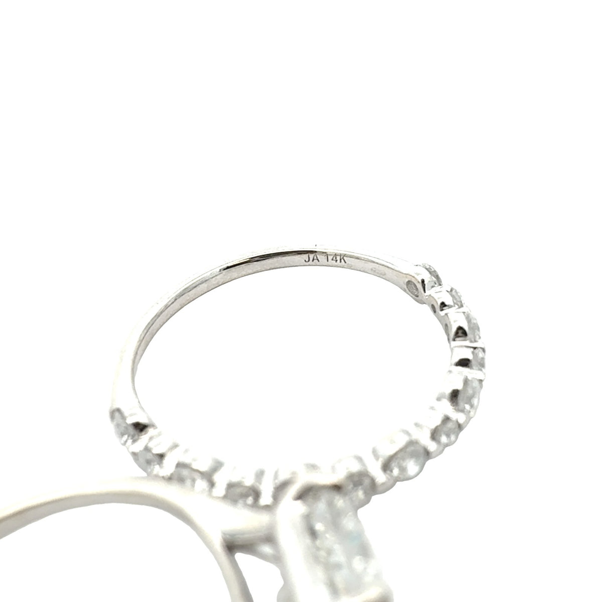 14k White Gold Princess-Cut 2.04cttw Diamond Bridal Set6