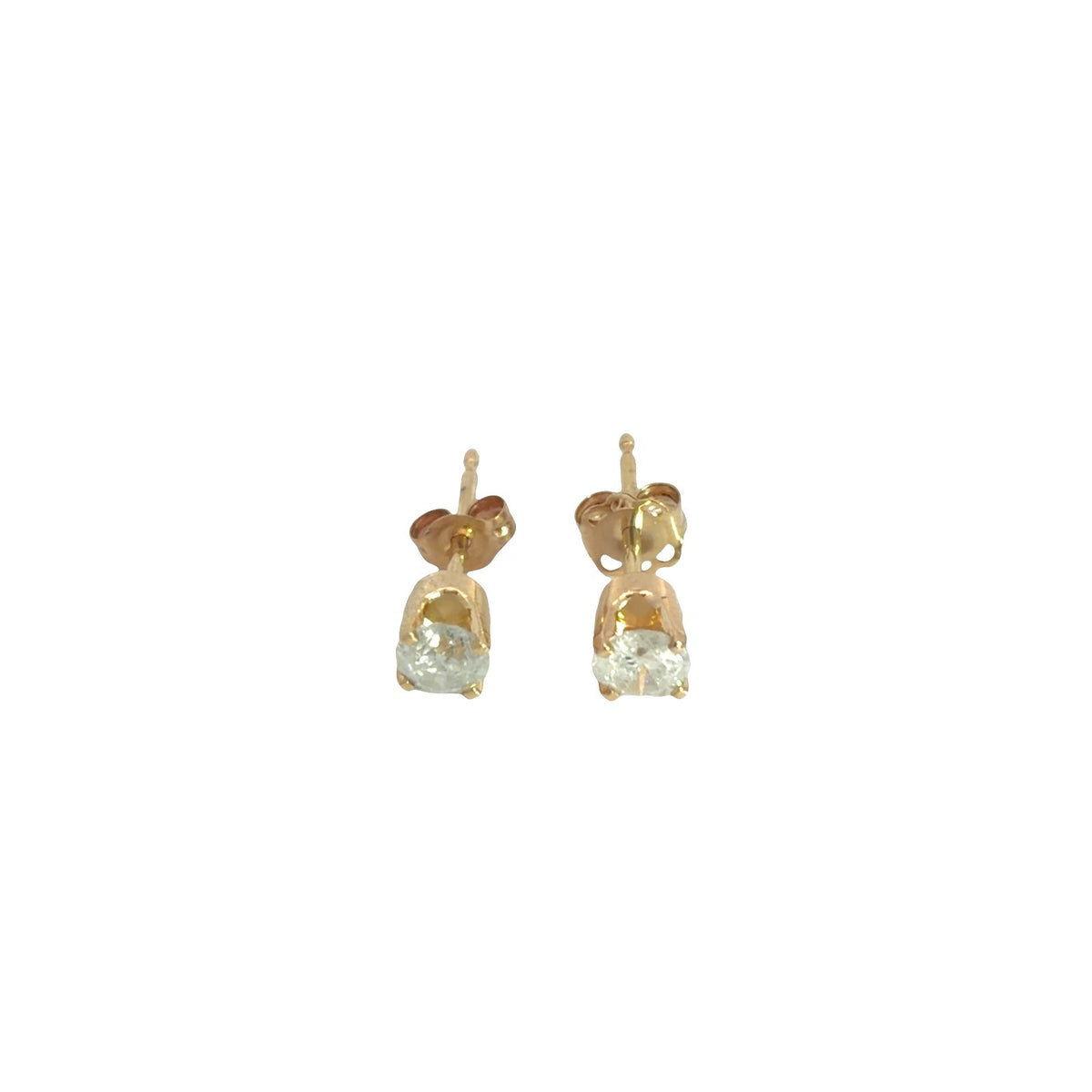 14k Yellow Gold 0.46cttw Diamond Stud Earrings1