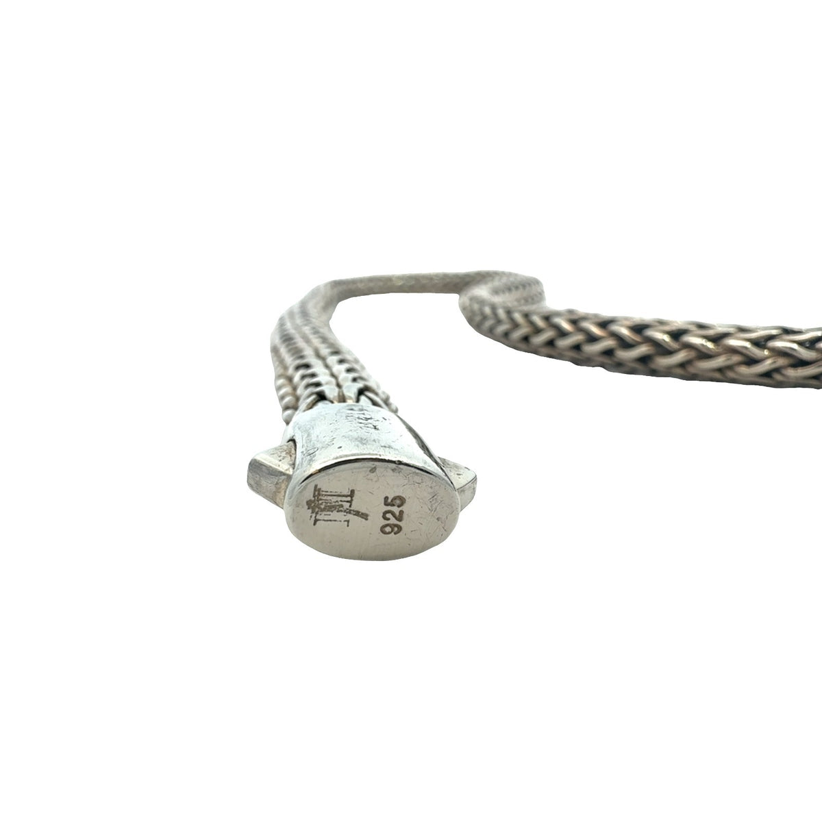 John Hardy Sterling Silver Woven Chain Necklace5