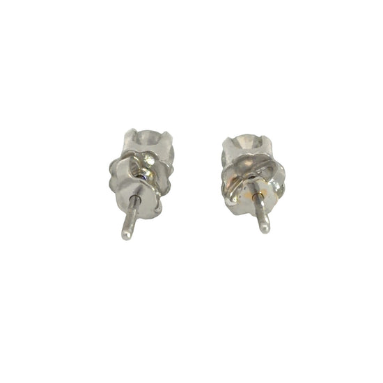 14k White Gold 0.37cttw Diamond Stud Earrings4