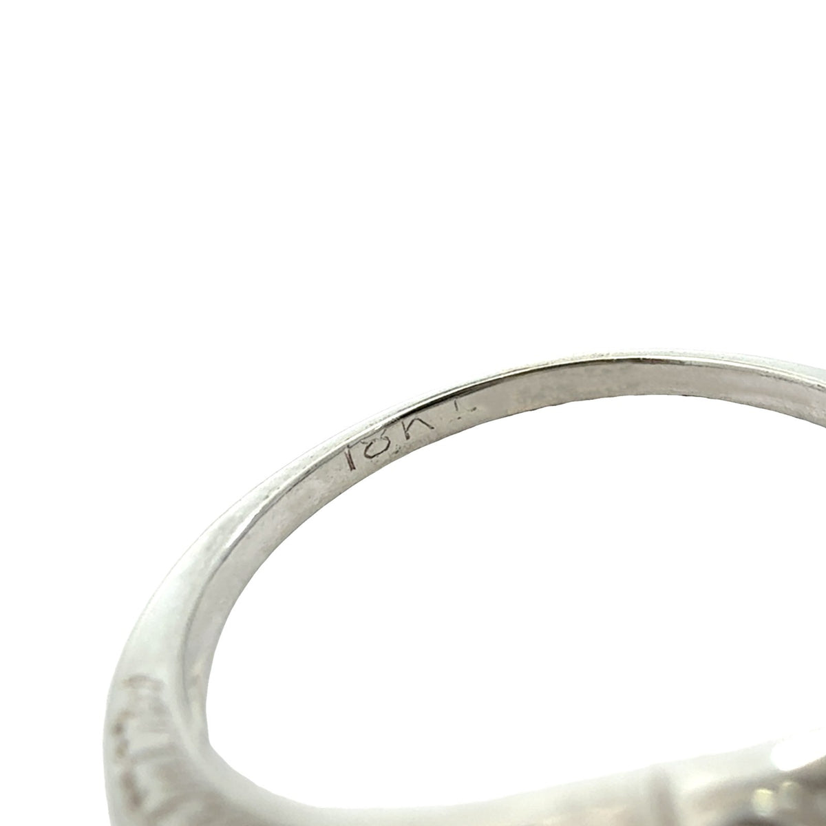 Vintage 18k White Gold 0.77tcw Diamond Solitaire Filigree Engagement Ring7