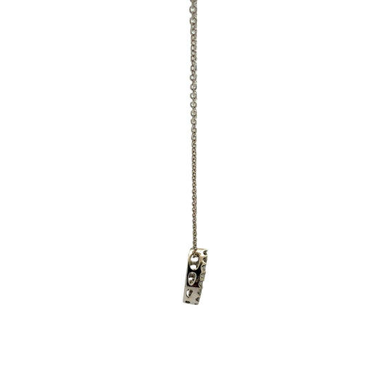 14k White Gold 0.58cttw Diamond Open Teardrop Pendant Necklace3