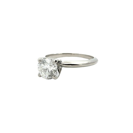 14k White Gold Round Brilliant 1.04tcw Diamond Solitaire Engagement Ring2
