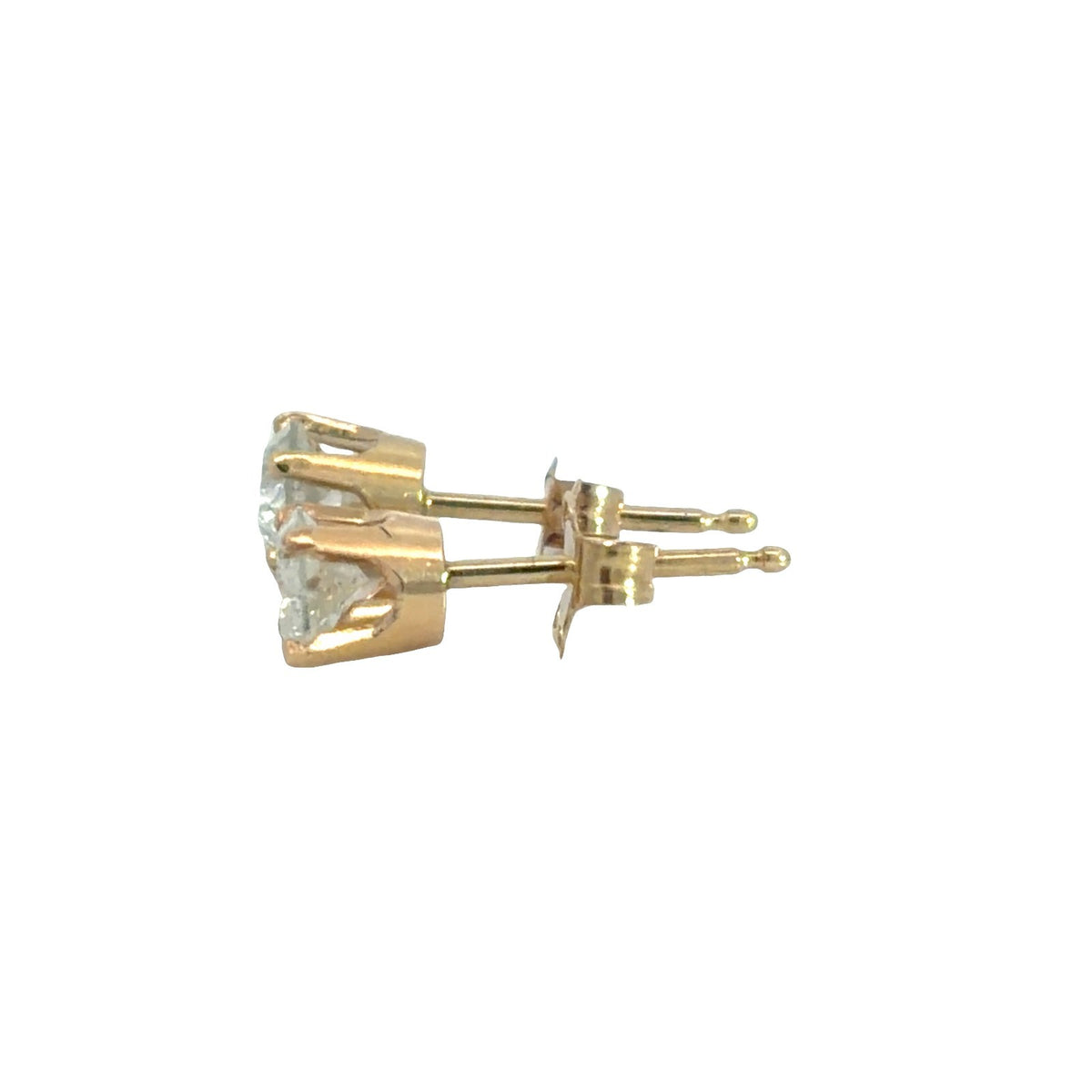 14k Yellow Gold 0.46cttw Diamond Stud Earrings2