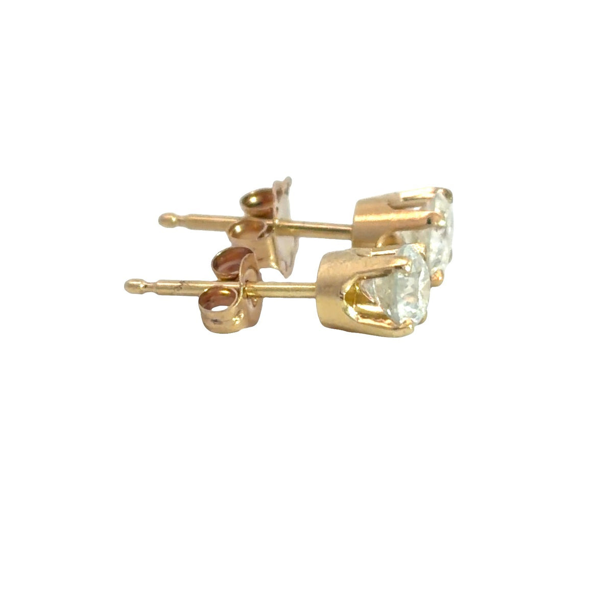 14k Yellow Gold 0.46cttw Diamond Stud Earrings4