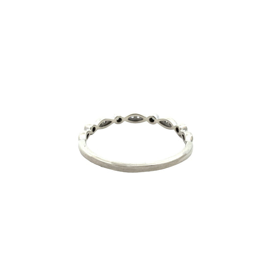 Vintage 10k White Gold 0.50cttw Diamond Wedding Set9