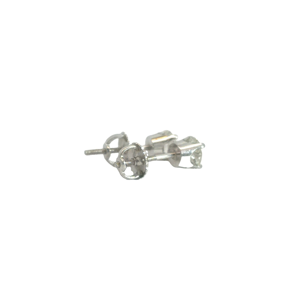 14k White Gold 1.02cttw Diamond Stud Earrings6