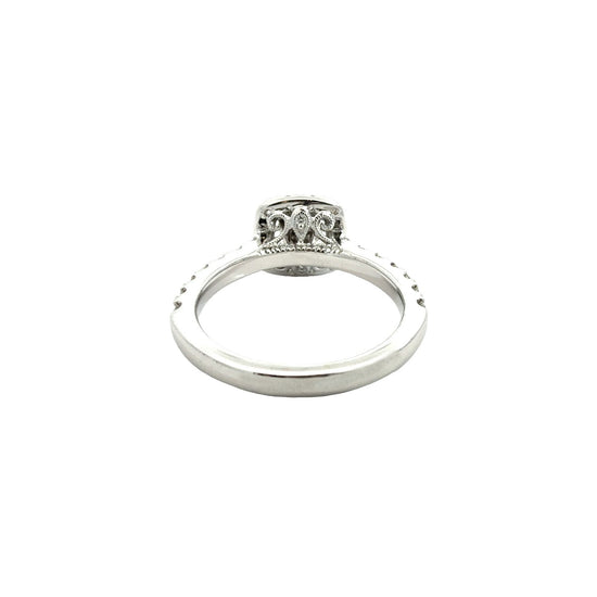 Neil Lane 14k White Gold Cushion-Cut 1.34cttw Diamond Halo Engagement Ring4