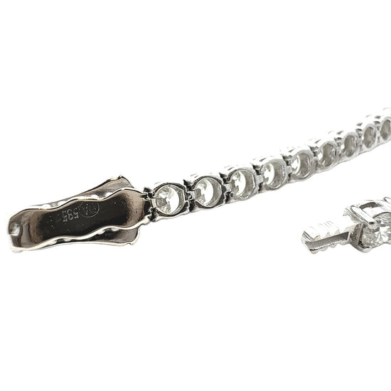 14k White Gold 8.75cttw Diamond Tennis Bracelet 7.5"5