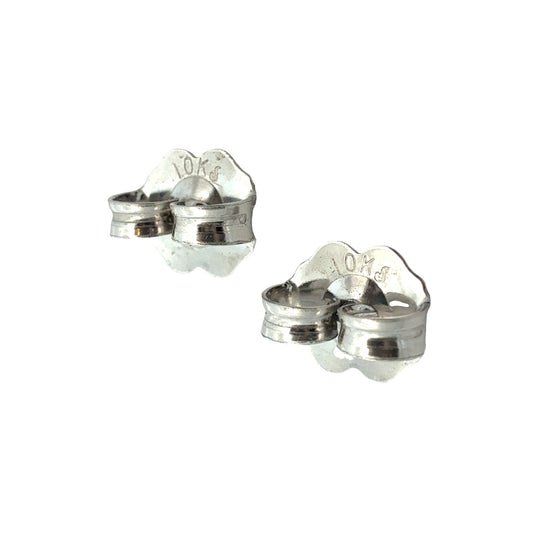 10k White Gold 0.46ctw Diamond Four Circle Dangle Earrings6
