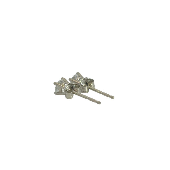 14k White Gold 0.36cttw Lab Created Diamond Stud Earrings4