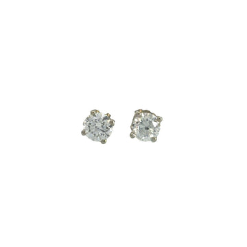 14k White Gold 0.36cttw Lab Created Diamond Stud Earrings0