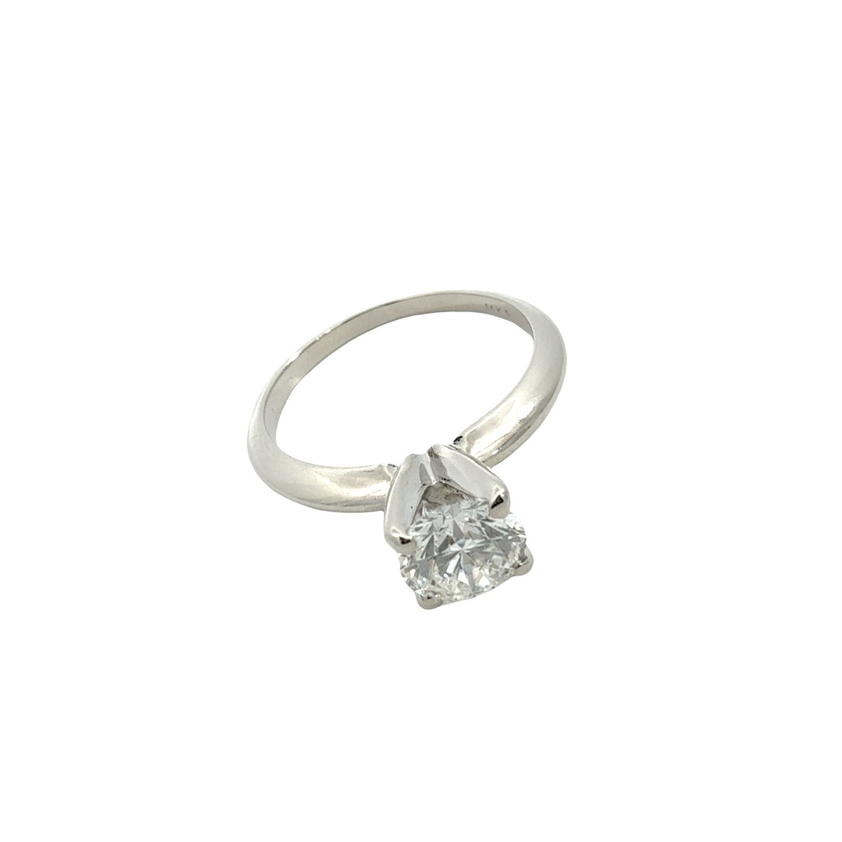 14k White Gold Round Brilliant 1.04tcw Diamond Solitaire Engagement Ring3