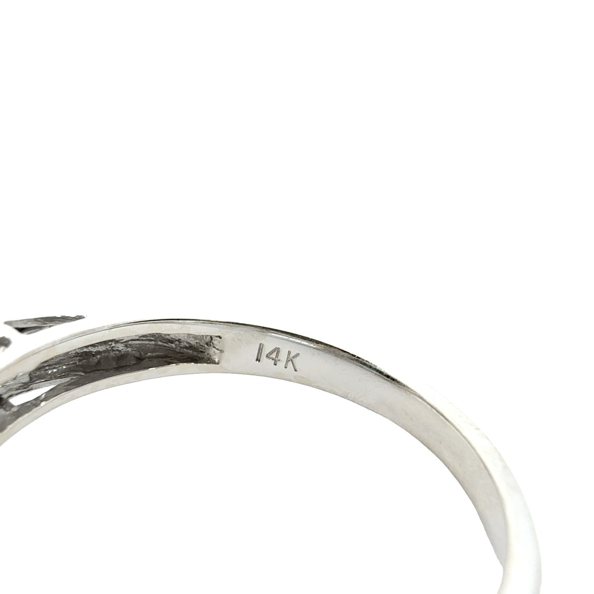 14k White Gold Emerald-Cut 1.11tcw Sapphire and 0.65cttw Diamond Cocktail Ring6