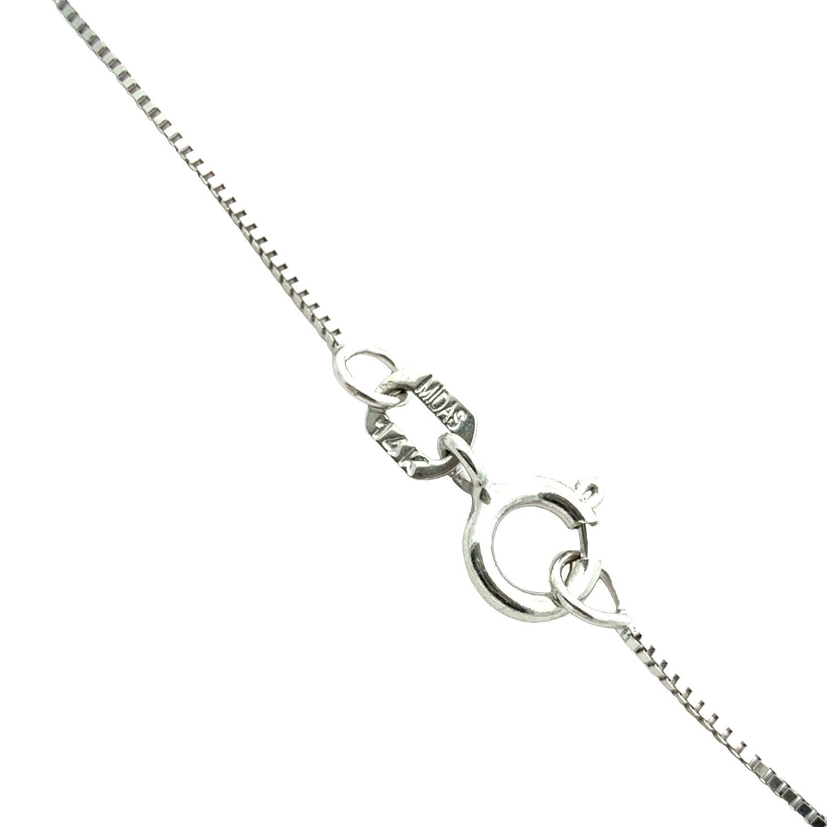 14k White Gold 0.61cttw Blue White Diamond Three-Tier Cluster Pendant Necklace6