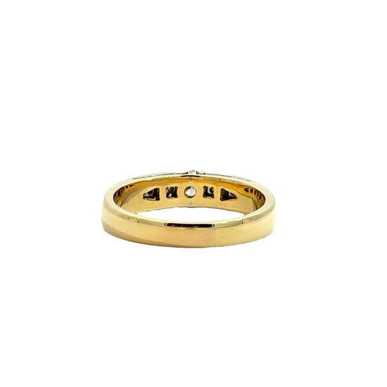 18k Multi-Tone Gold Bezel Set 1.07cttw Diamond Ring3