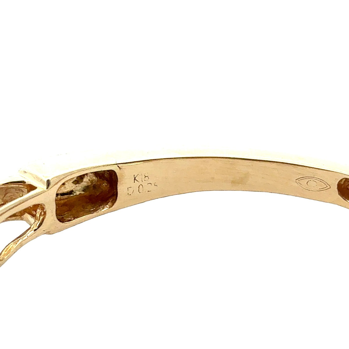 18k Yellow Gold 0.25cttw Diamond Coiled Snake Ring6