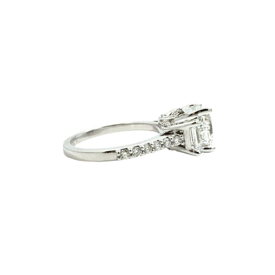 Pnina Tornai 14k White Gold 3.30cttw Cushion-Cut Diamond Multi-Stone Bridal Set7