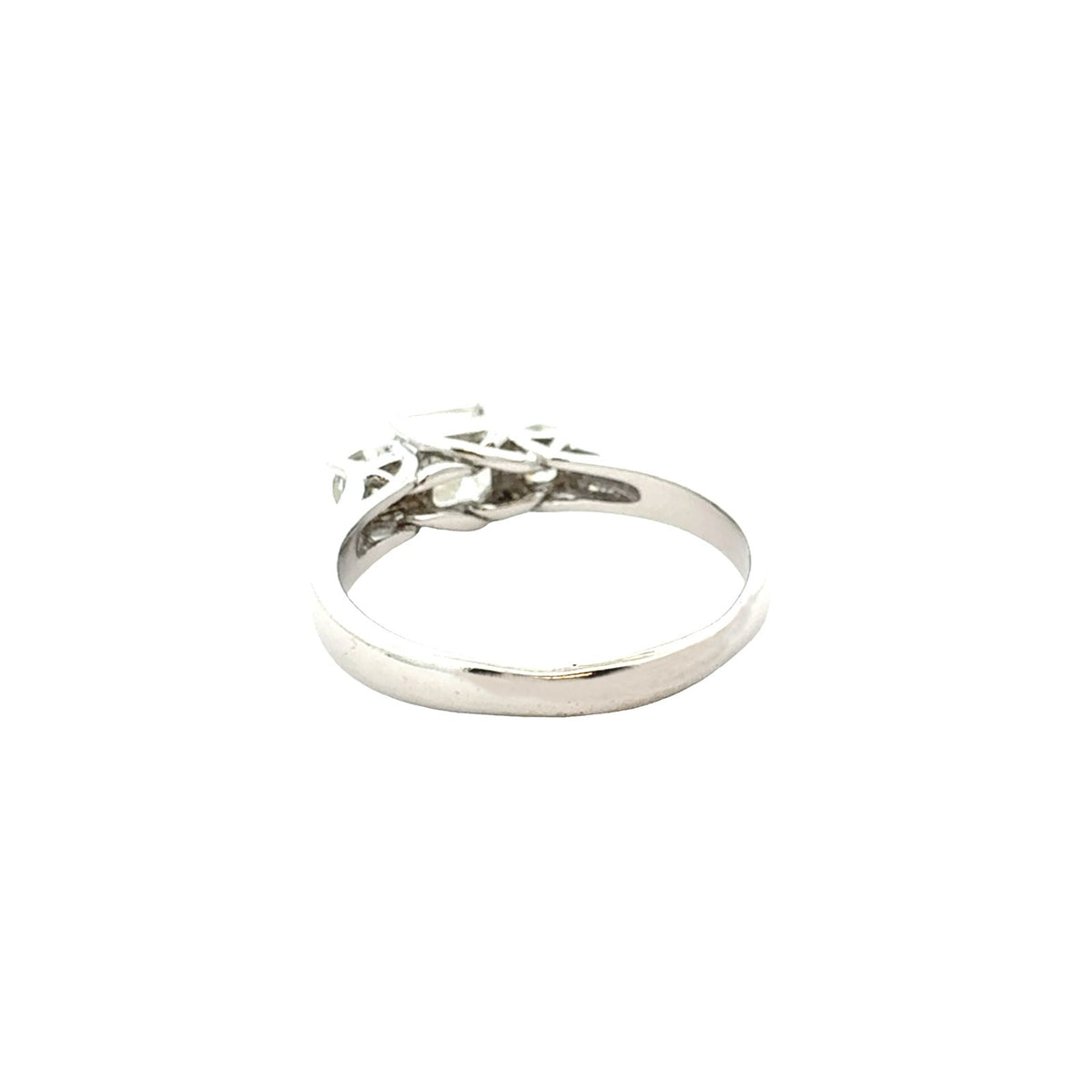 14k White Gold Princess Cut Three-Stone 1.72cttw Diamond Engagement Ring3