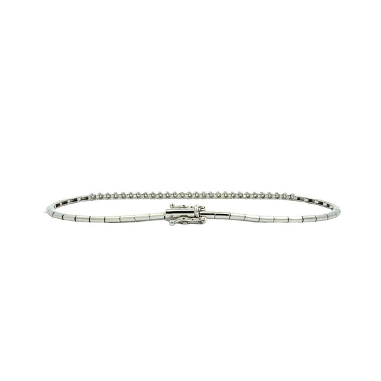 14k White Gold Half 0.21cttw Diamond Tennis Bracelet3