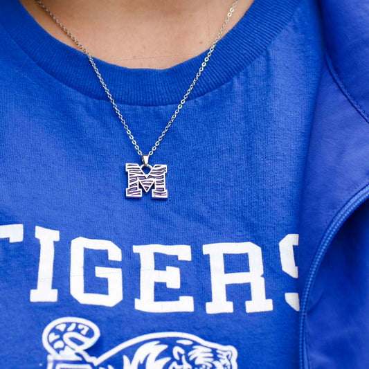 Memphis Tigers Fan Necklace