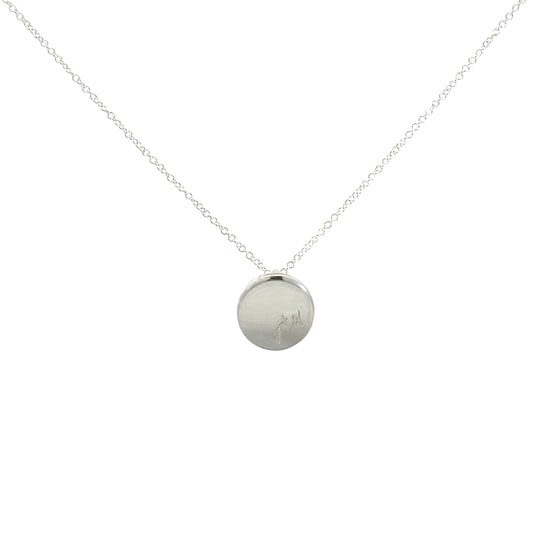 Memphis Tigers Sterling Silver GTG Petite Disk Necklace