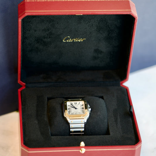 Cartier Santos de Cartier Two-Tone Full Set